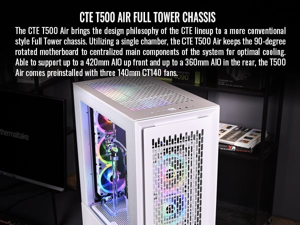 Thermaltake CTE T500 Air Snow E-ATX Full Tower Case